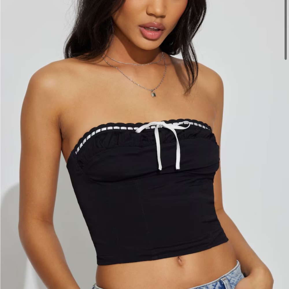Garage Strapless Top